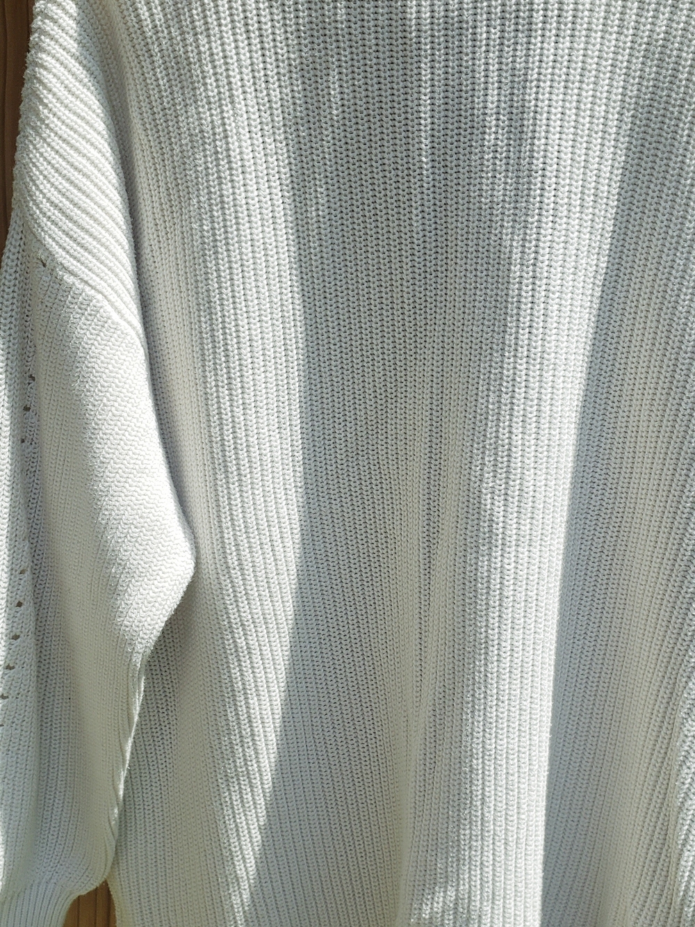 Universal Thread Ivory Open-Front Knit Cardigan - Picture 4 of 4